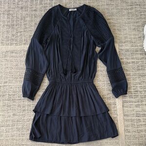 Ramy Brook Midnight Long Sleeve Dress